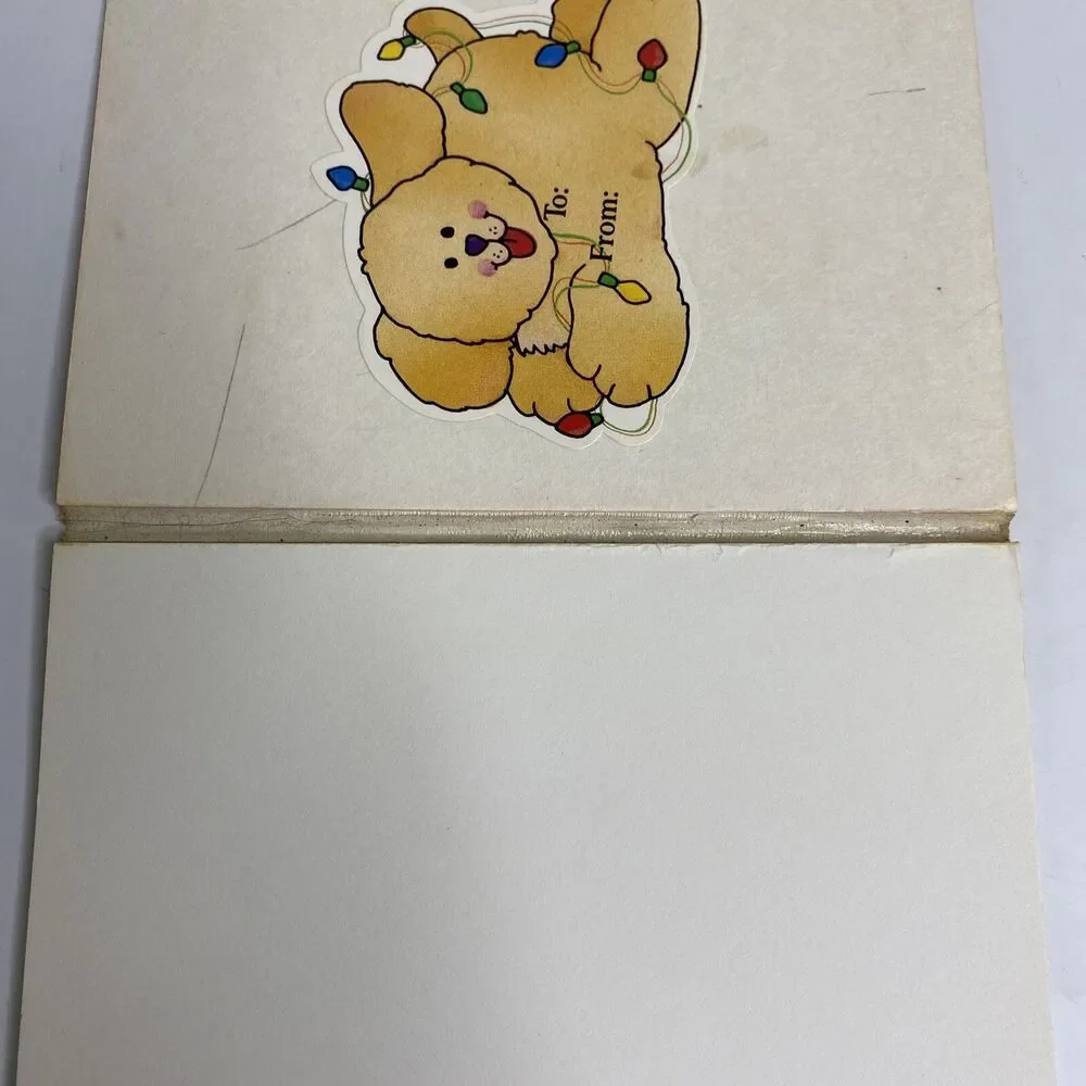 Vintage 1980 Paddington Bears‎ Writing Pad Stationery Paper Illustrated 6 Pages